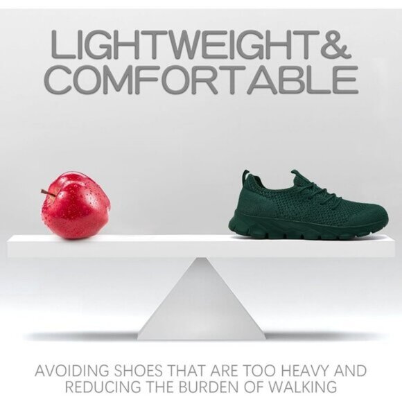 ⚡Mens Olive Green Running Fashion Tennis Walking Lightweight Athletic Sneakers - Picture 3 of 6